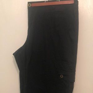 Black Cardigan Capris